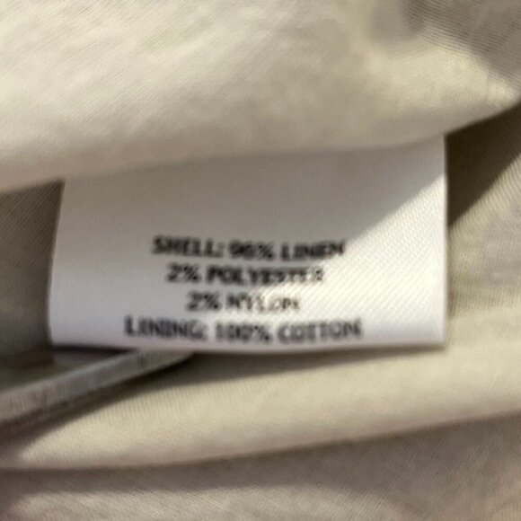 Elieen Fisher Woman Plus-Size Beige Silver Twinkle Linen EveningJacket/Blazer 3x - Picture 10 of 14